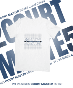 WT 25 SERIES COURT MASTER T-SHIRT (STRING EDITION WHITE)