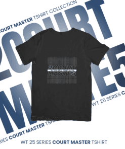 WT 25 SERIES COURT MASTER T-SHIRT (STRING EDITION BLACK)